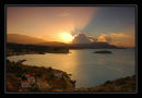 Sunburst over Souda Bay